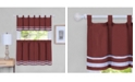 Achim Dakota Window Curtain Tier Pair and Valance Set, 58x24